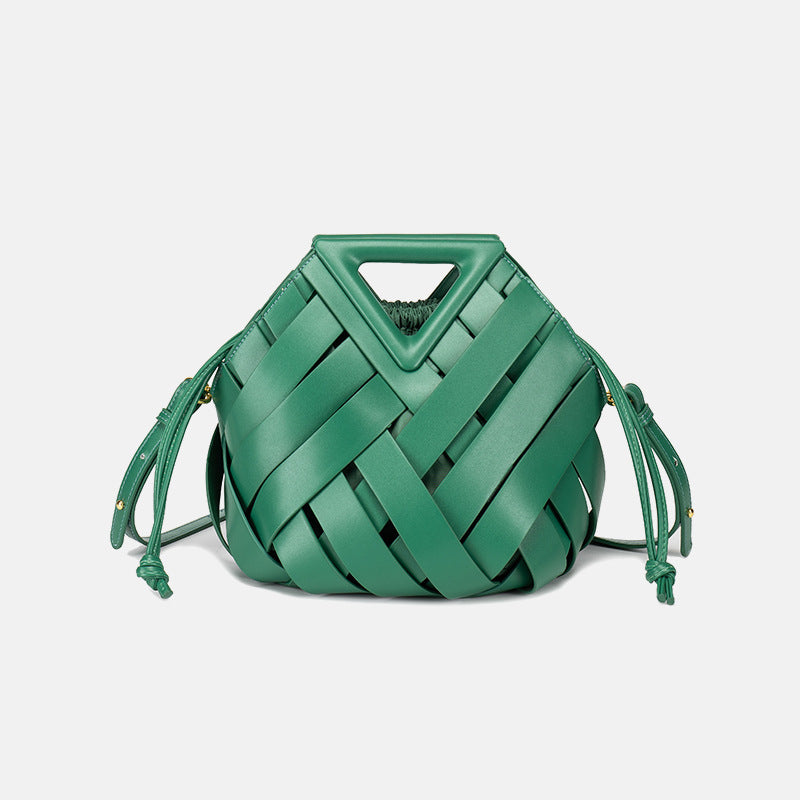 Elara Woven Clutch