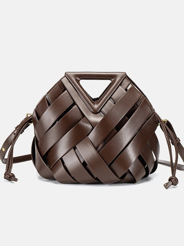 Elara Woven Clutch