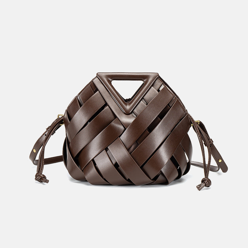 Elara Woven Clutch