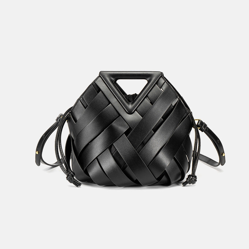 Elara Woven Clutch