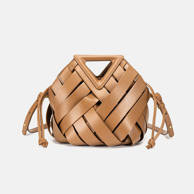 Elara Woven Clutch