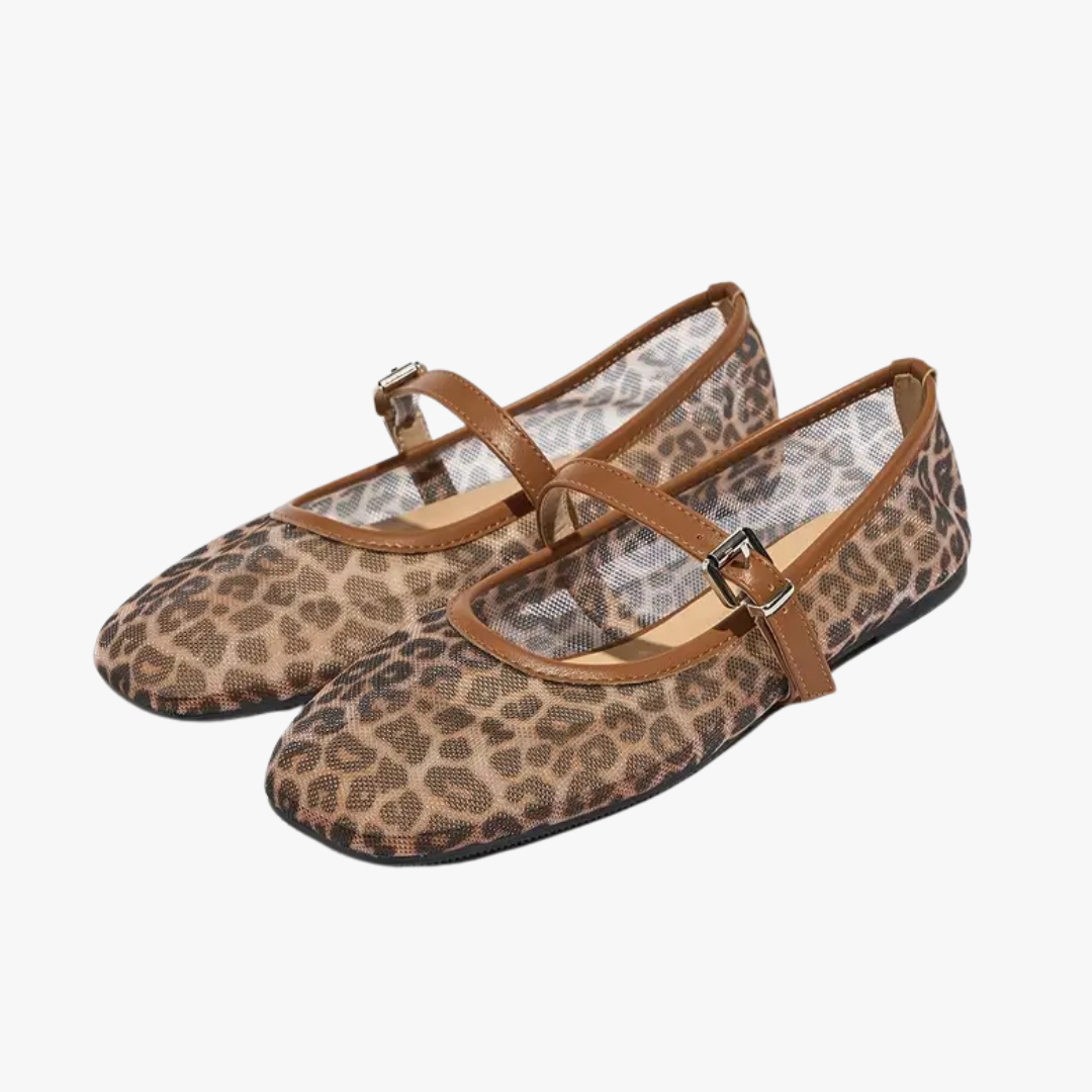 Mary Jane Leopard Shoes