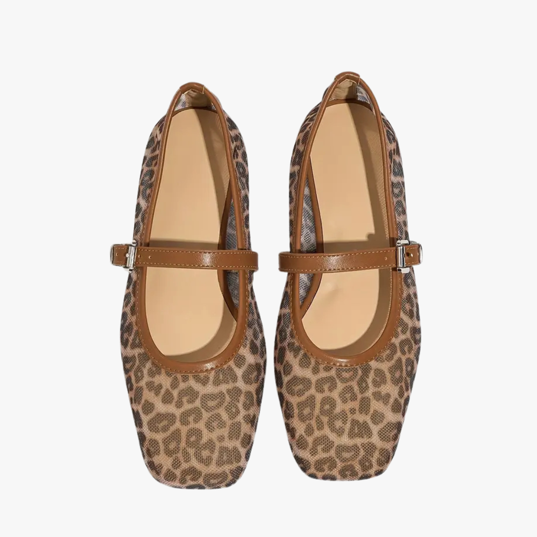 Mary Jane Leopard Shoes