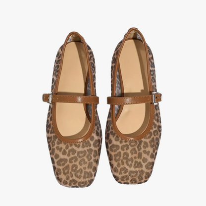 Mary Jane Leopard Shoes