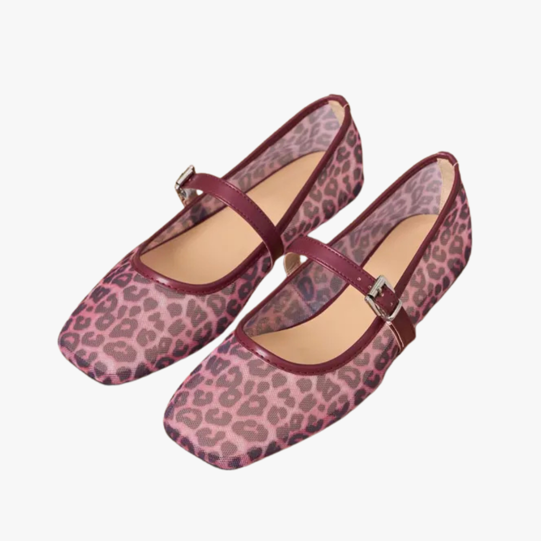 Mary Jane Leopard Shoes