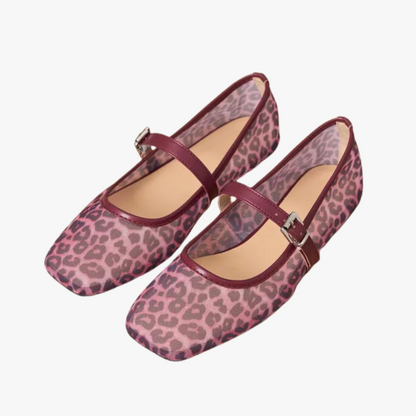 Mary Jane Leopard Shoes