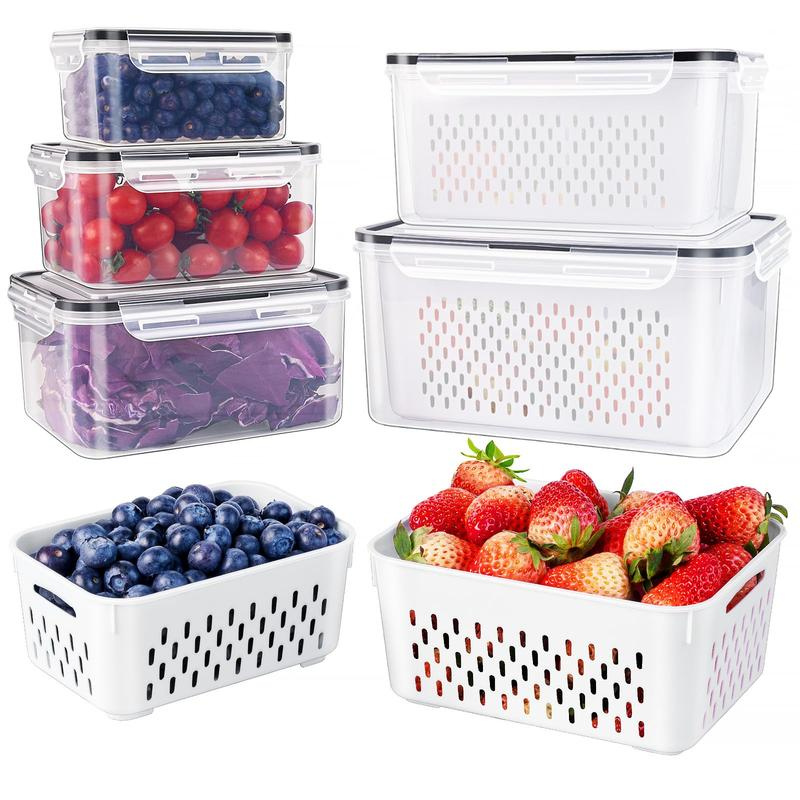 5 Pack Fridge Organizers