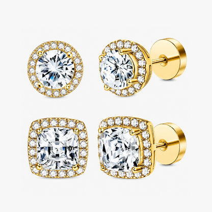 Grace Halo Studs Set