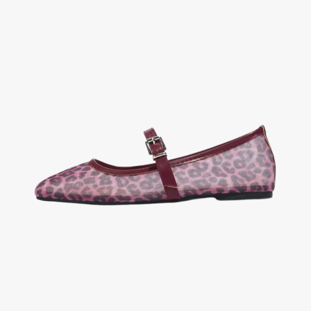 Mary Jane Leopard Shoes