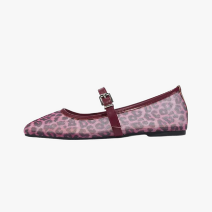 Mary Jane Leopard Shoes