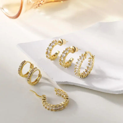 Lustre Hoop Set