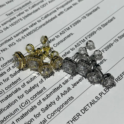 Grace Halo Studs Set