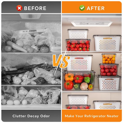 5 Pack Fridge Organizers