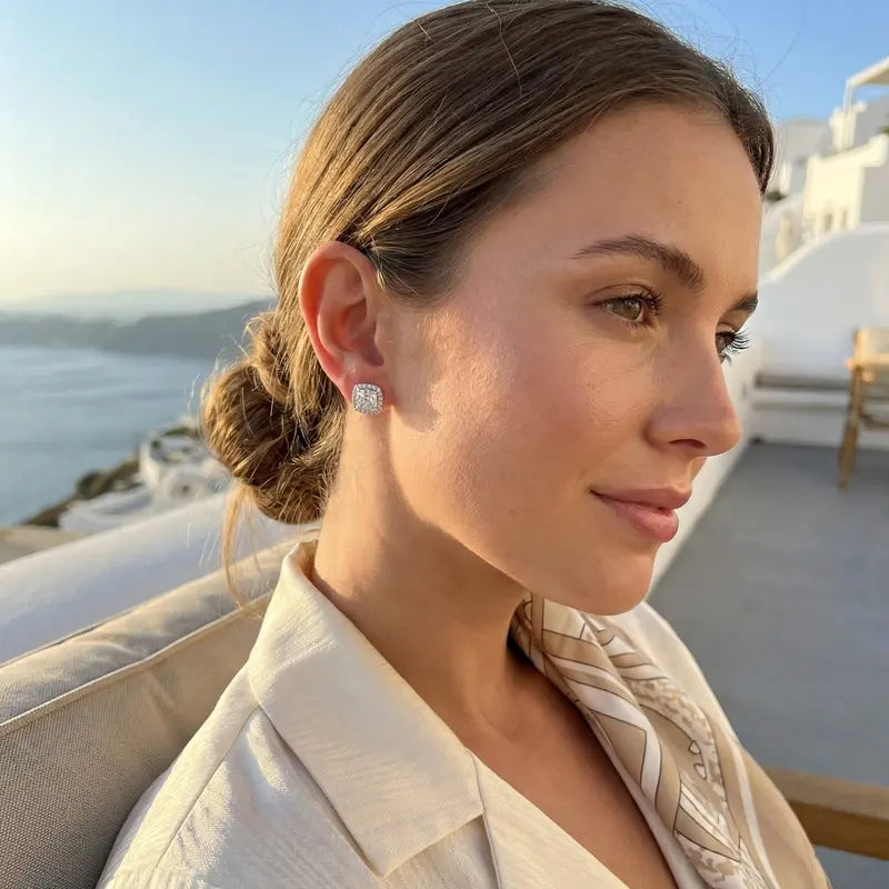 Grace Halo Studs Set
