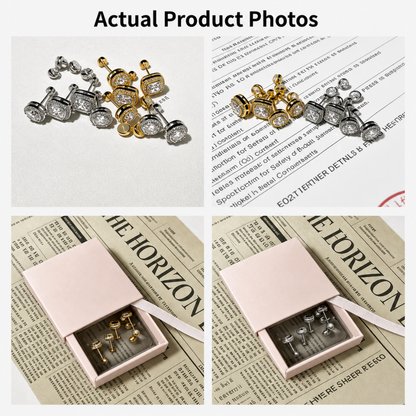 Grace Halo Studs Set