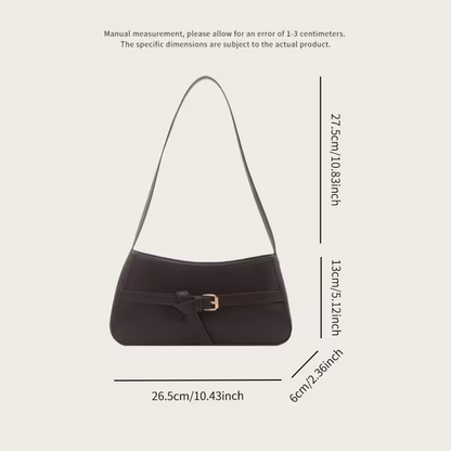 Classic Buckle Shoulder Bag
