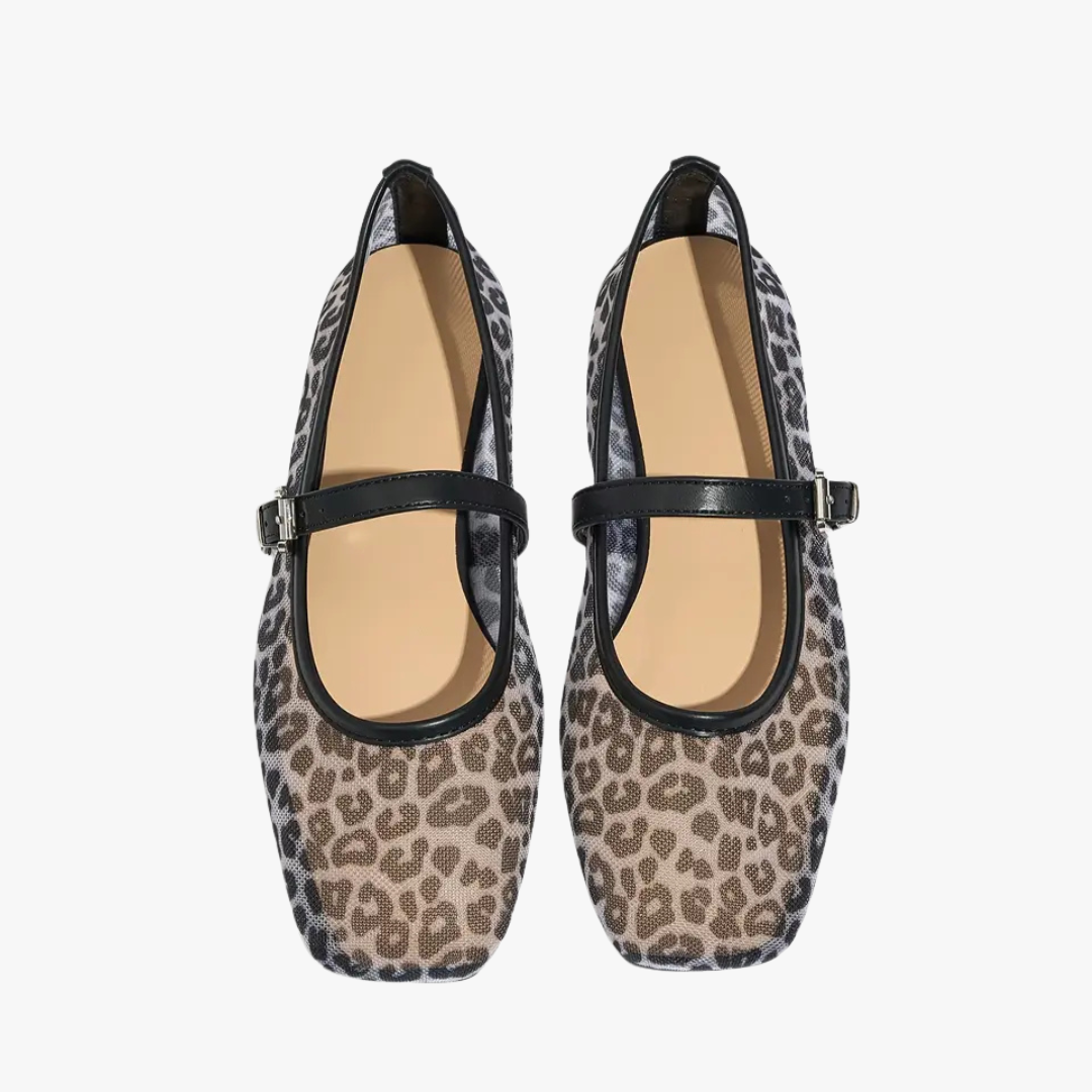 Mary Jane Leopard Shoes