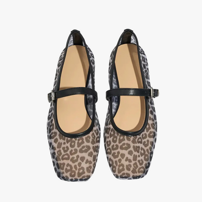 Mary Jane Leopard Shoes
