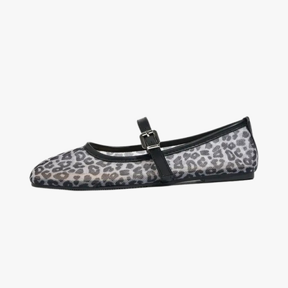 Mary Jane Leopard Shoes