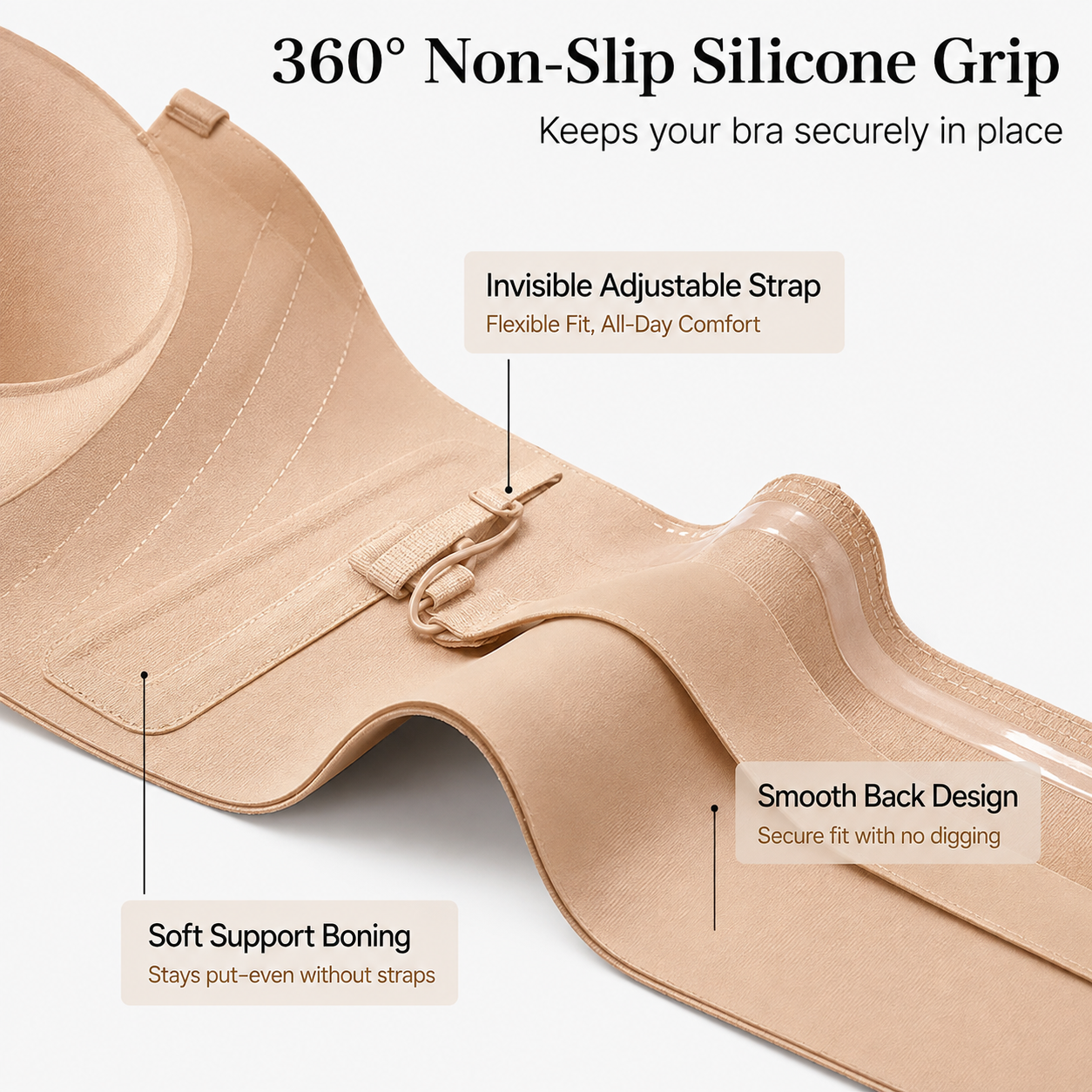 Maison Strapless Bra