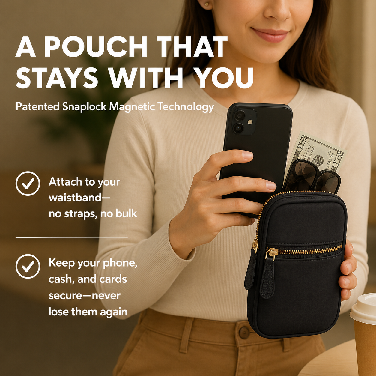 Magnetic Hip Pouch