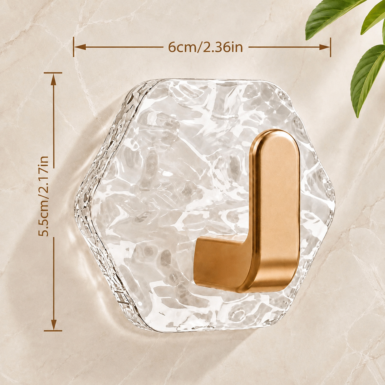 Ginza Self-Adhesive Ripple Hooks