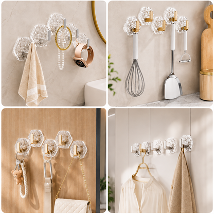 Ginza Self-Adhesive Ripple Hooks