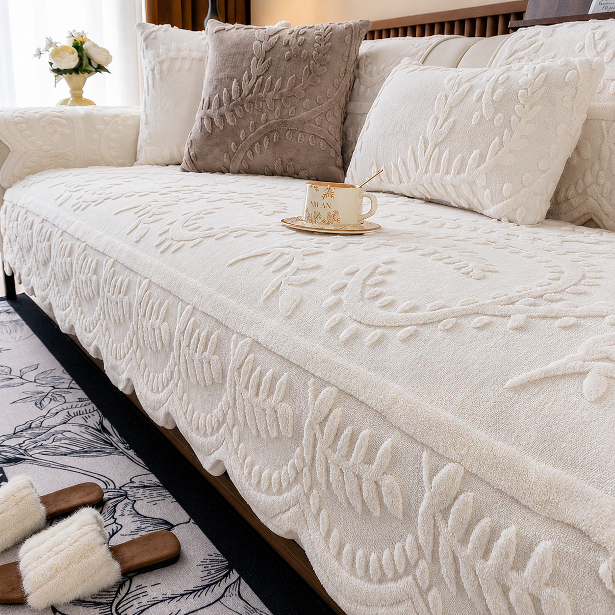 Ginza Cozy Plush Sofa Cover