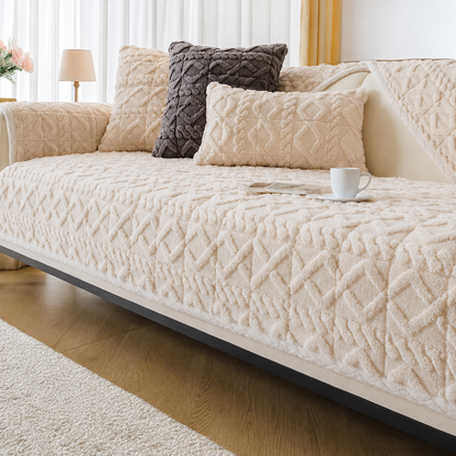 Ginza Cozy Plush Sofa Cover