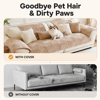Ginza Cozy Plush Sofa Cover