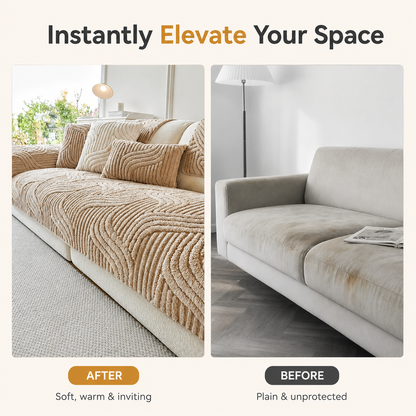 Ginza Cozy Plush Sofa Cover