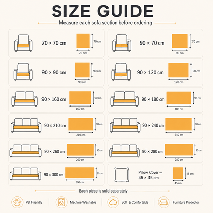 Ginza Cozy Plush Sofa Cover