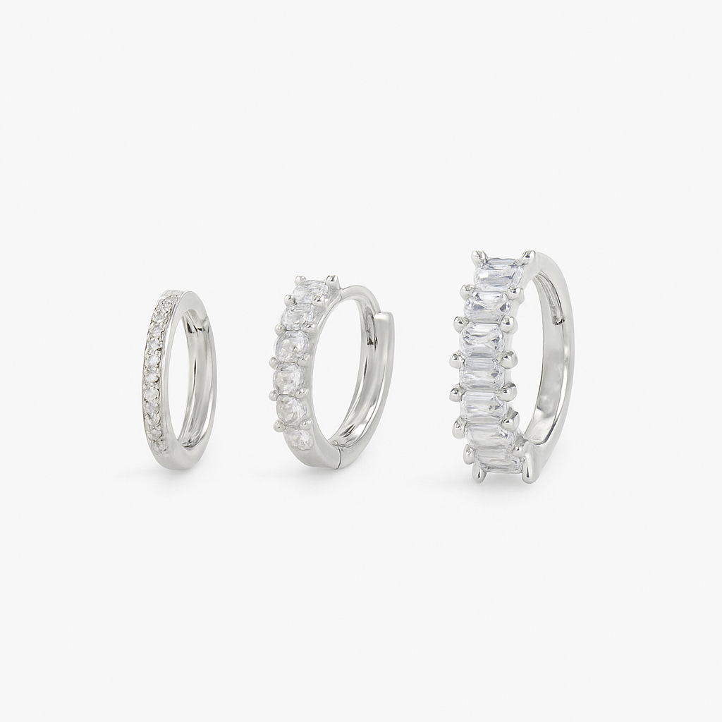 Lustre Hoop Set