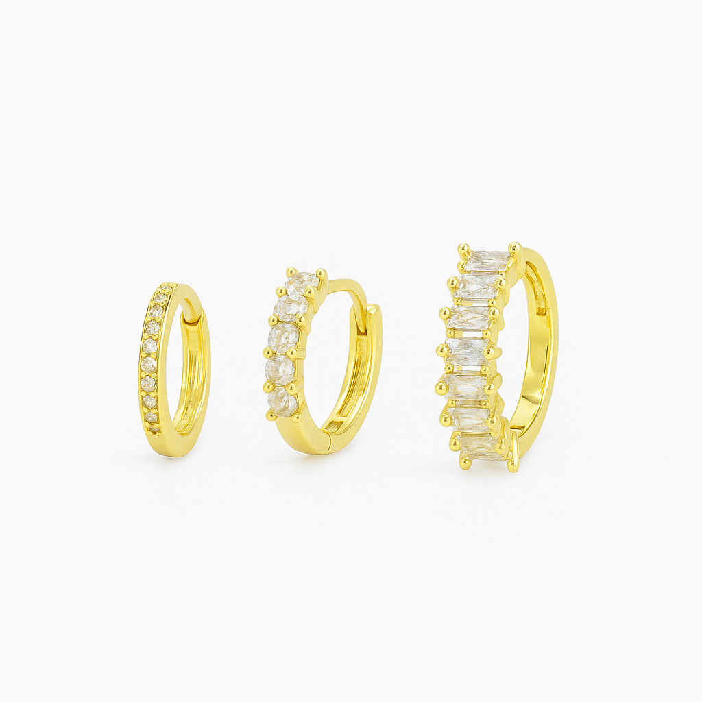 Lustre Hoop Set