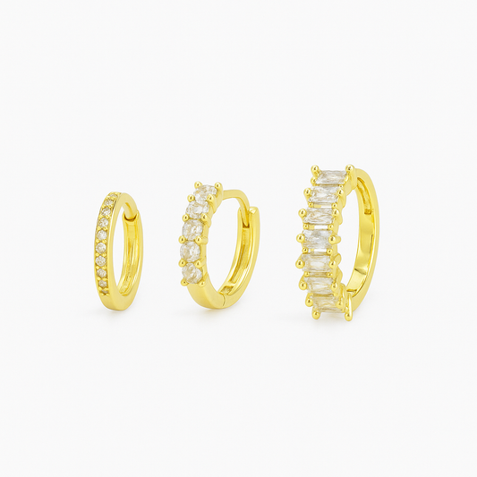 Lustre Hoop Set