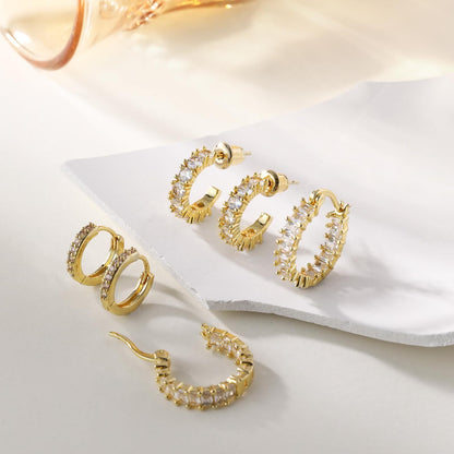 Lustre Hoop Set
