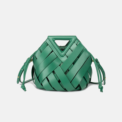 Elara Woven Clutch