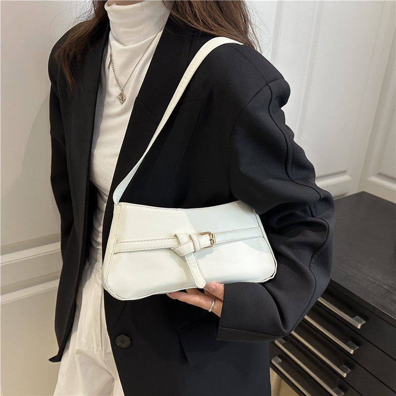 Classic Buckle Shoulder Bag