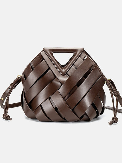 Elara Woven Clutch