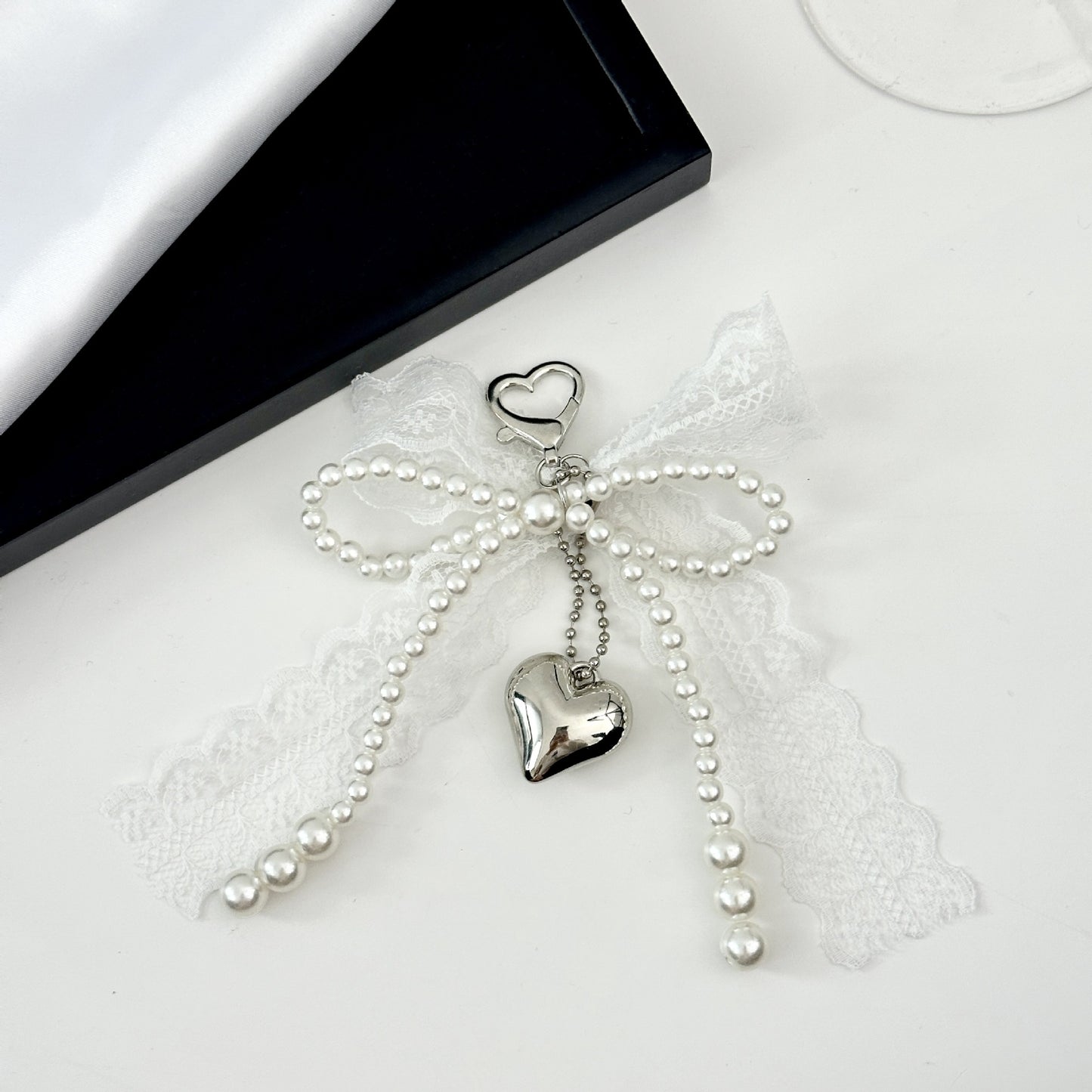Pearl Bow Charm