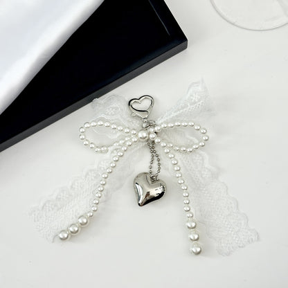 Pearl Bow Charm