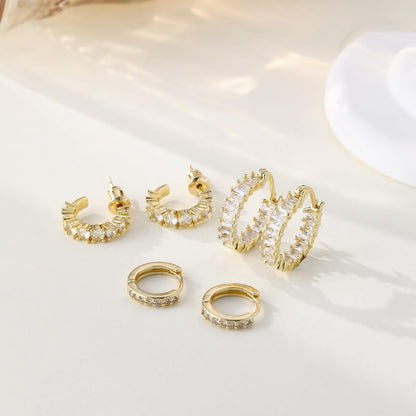 Lustre Hoop Set
