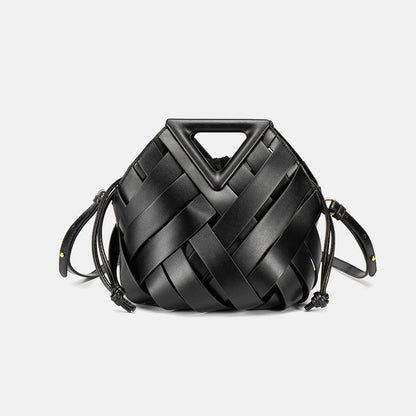Elara Woven Clutch