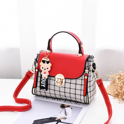 Noir Plaid Crossbody