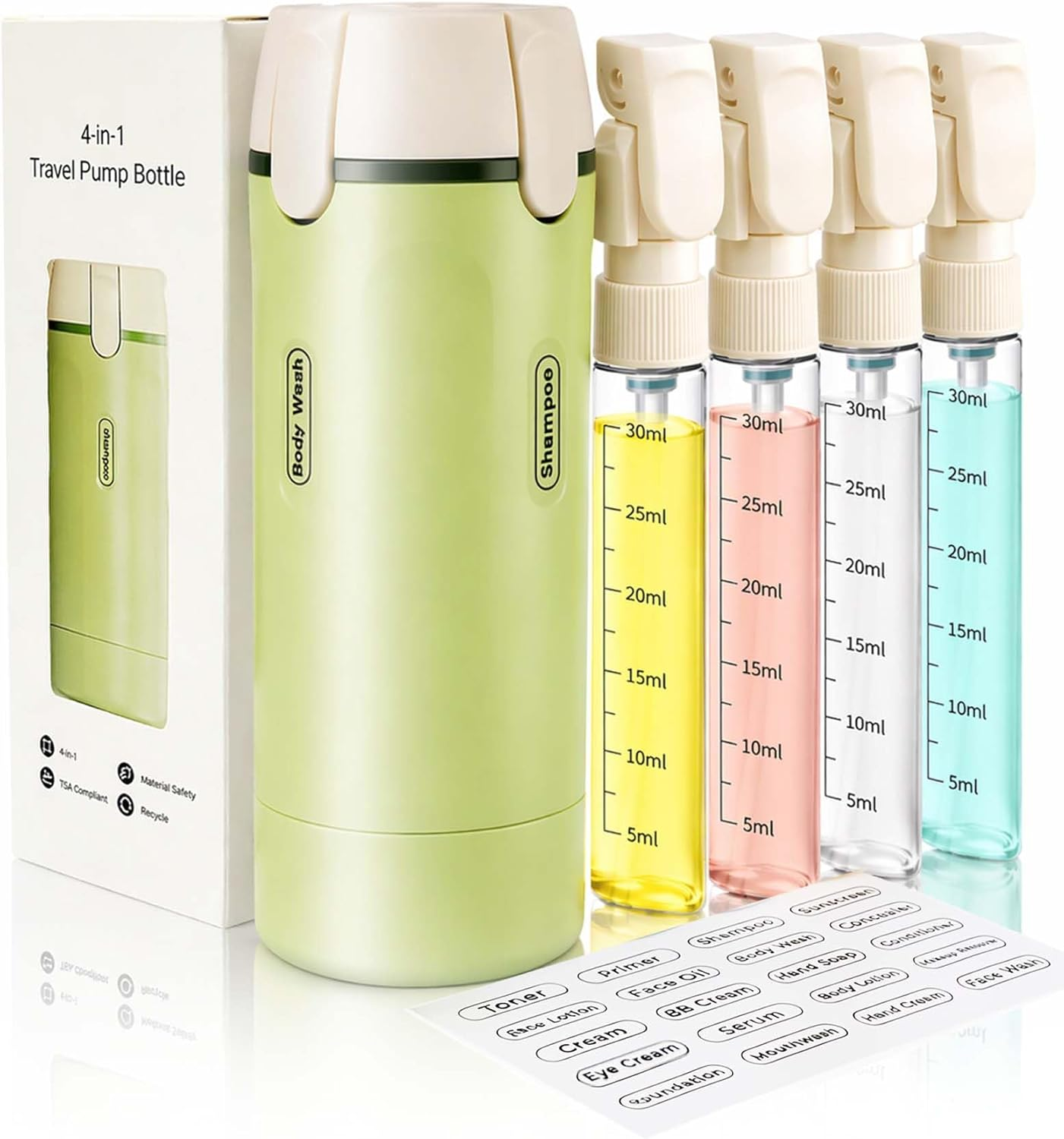 4-in-1 Travel Dispenser - Product Shot