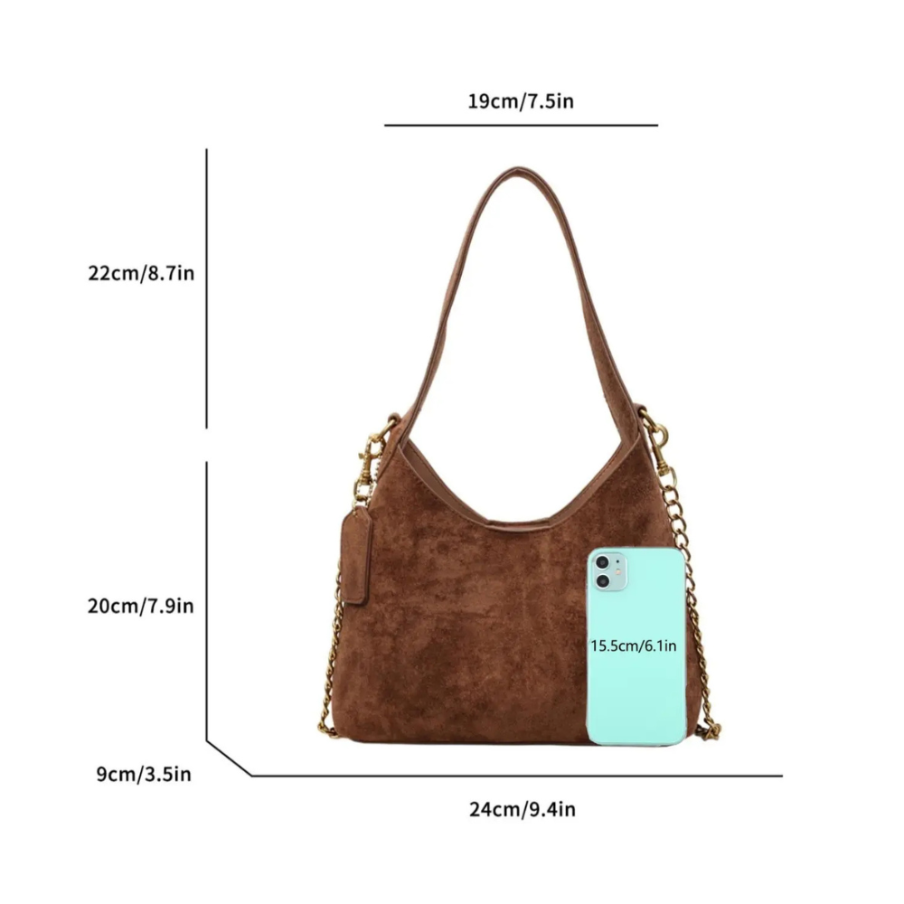 Soft Suede Hobo Bag