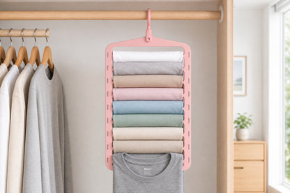 Ginza Smart Hangers space saving closet organiser