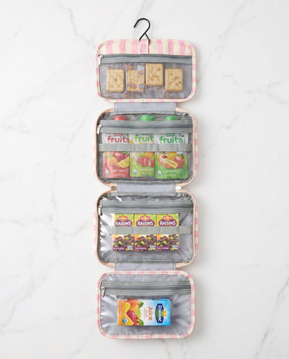 Mama Snack Bag flat lay showing all 4 compartments