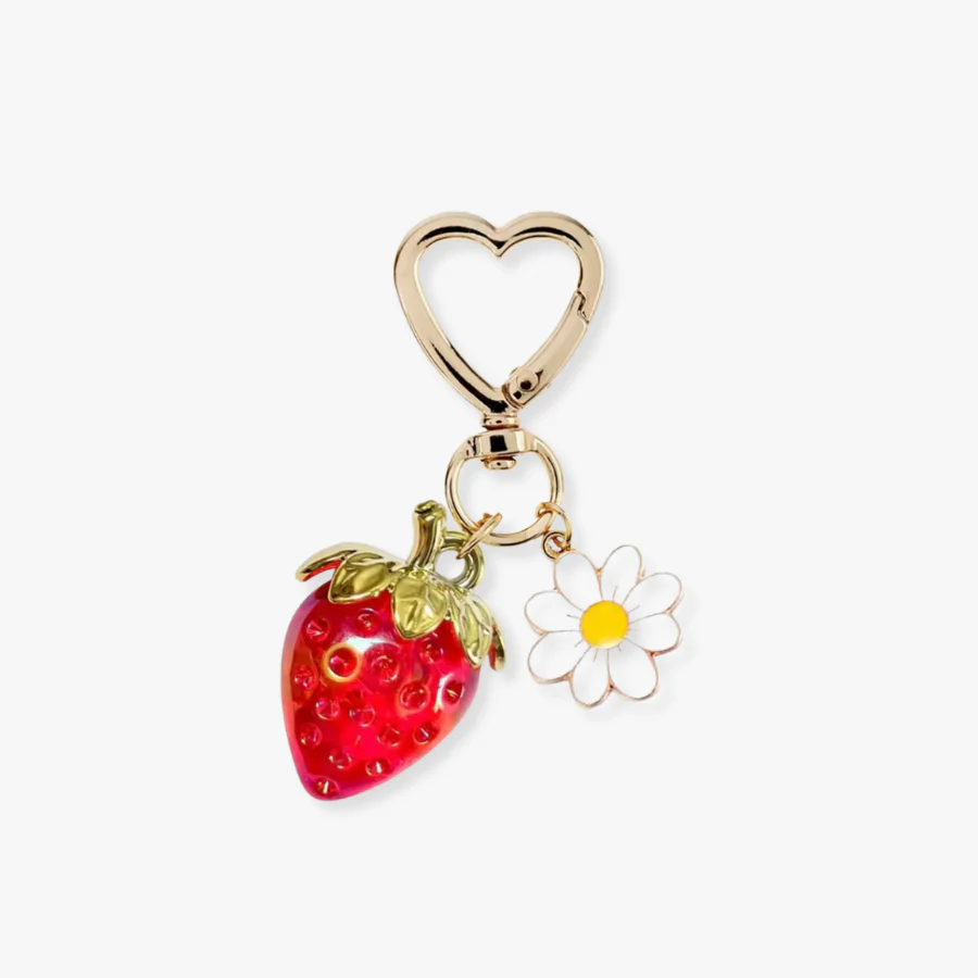 Strawberry & Daisy Charm